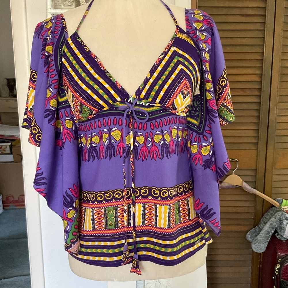 Farm Rio P/XS top/blouse - Picture 10 of 16